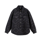 Camisa Jacquard Lavada Vintage