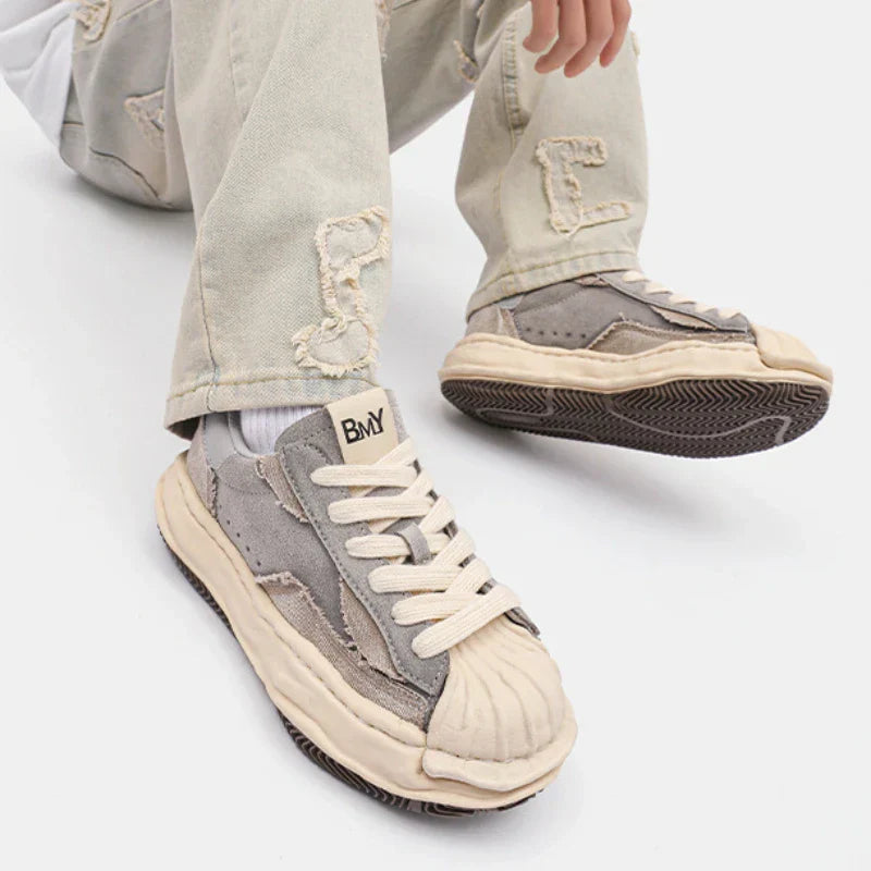 Colorful Retro Punk Skater School Sneakers