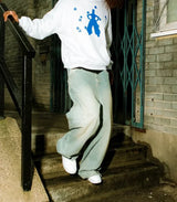 Embroidered Y2K Baggy Jeans