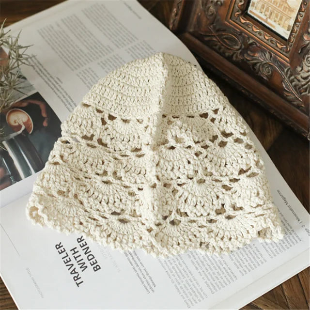 Handmade Knitted Hollow Out Beanie