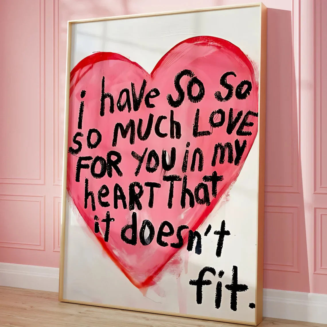Simple Trendy Text Printing Poster
