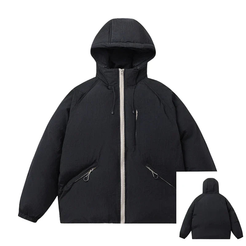Women's Edgy Red Puffer Jacket