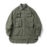 Multi-pocket Loose Cargo Shirt