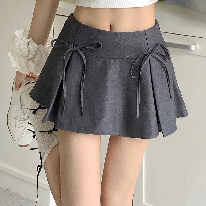 Balletcore Mini Skirt with Bow