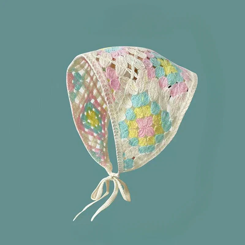 Floral French Style Triangle Handmade Headband
