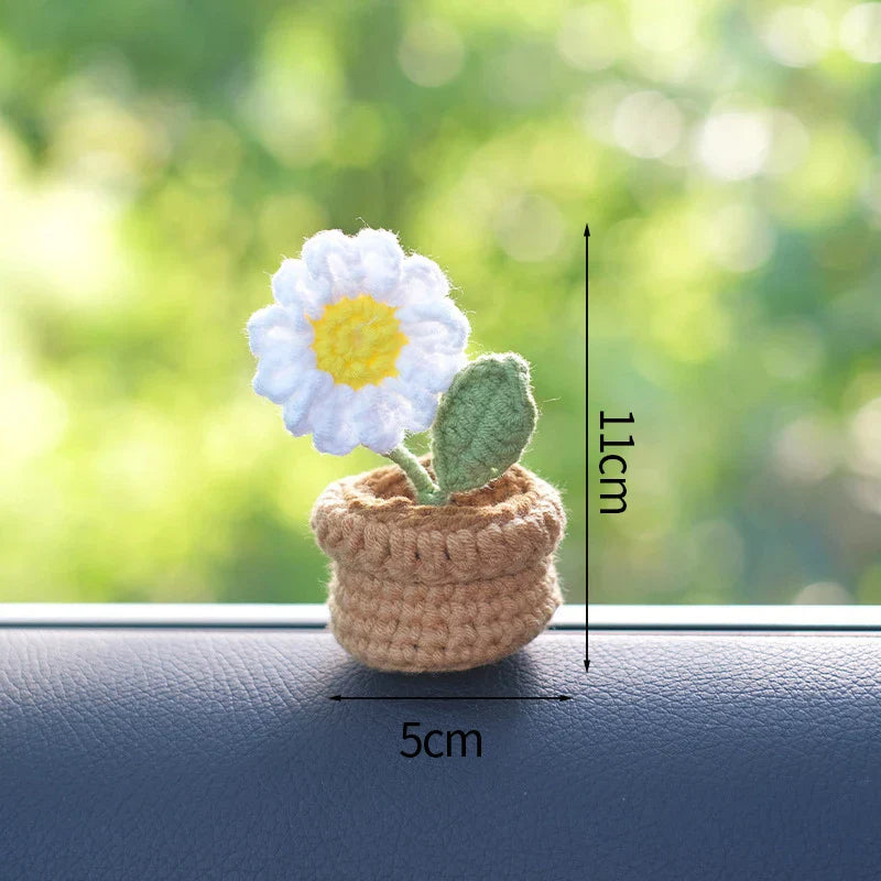 Crochet Handmade Knitted Tulip Flowers