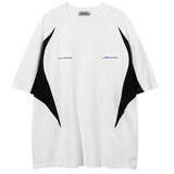 Color Block Patchwork Oversized T-Shirt