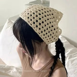 Vintage Knitted Hollow Out Headband
