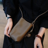 Soft Leather Shoulder Messenger Bag