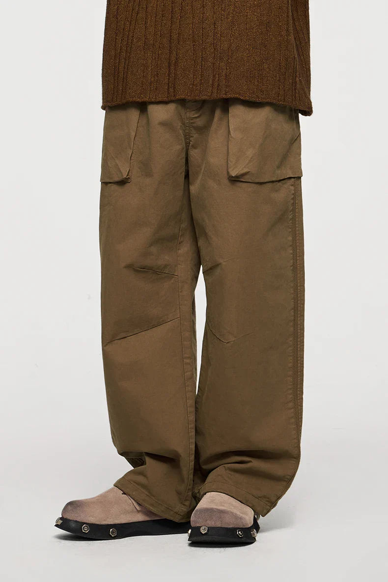 Pantalones cargo de calle de corte alto