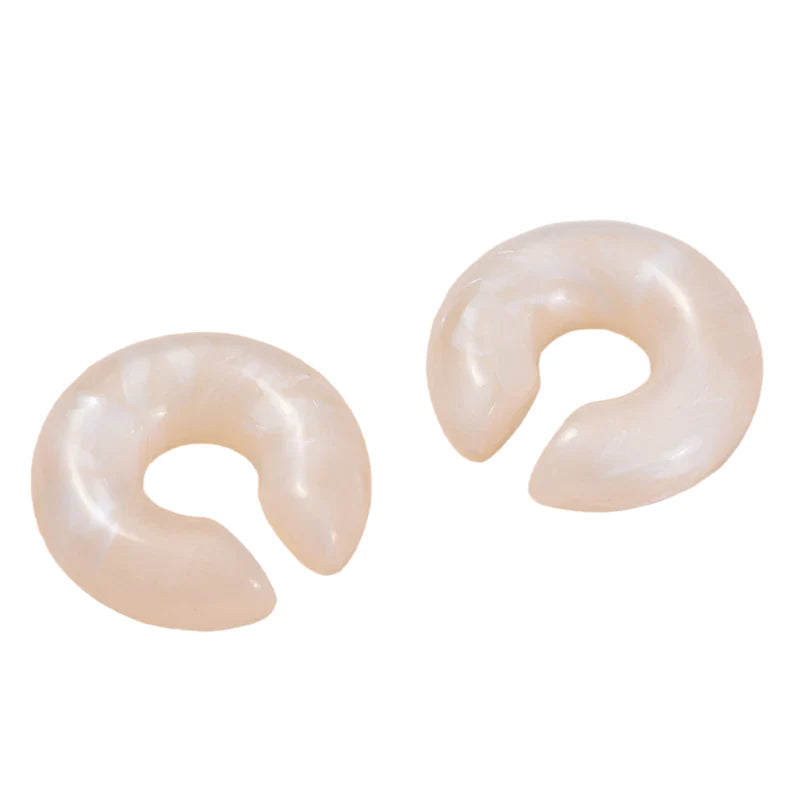 Fake Round Ear Clip Earrings