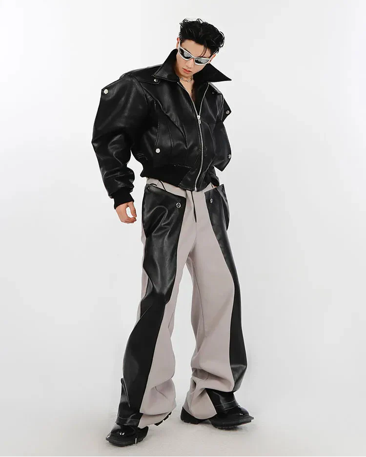 Cyperpunk Loose Patchwork Pants