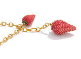 Coquette Strawberry Love Necklace