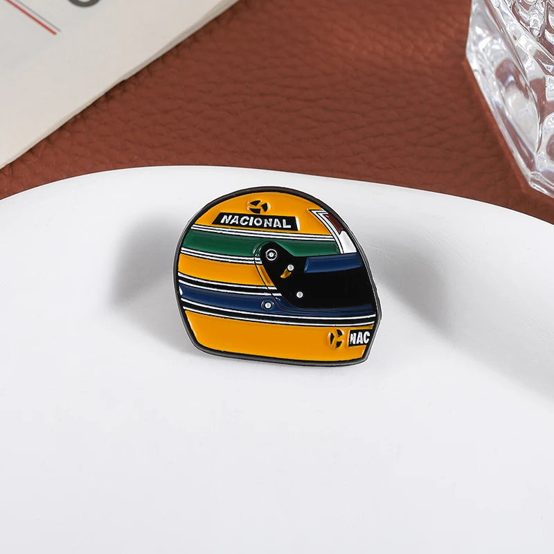 Racing Driver Enamel Pin