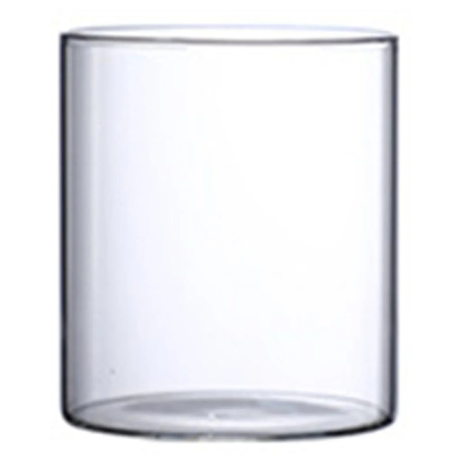 Vintage Minimalist Glass Vase Cylinder Flower