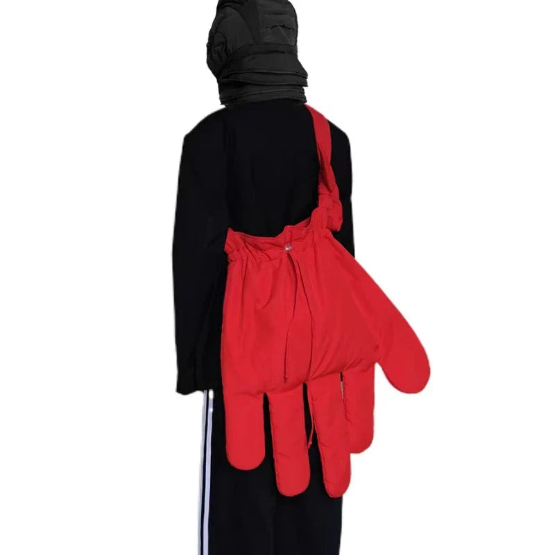Oversized Hand-Shaped Shoulder Bag