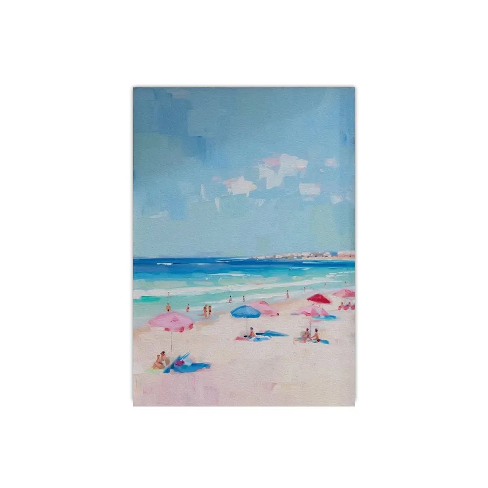 People Swimming in Ocean Posters Print