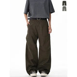 Wide-leg Pleated Lightweight Pants