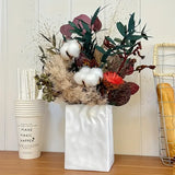 Pleated Paper Bag Unique Vintage Vase