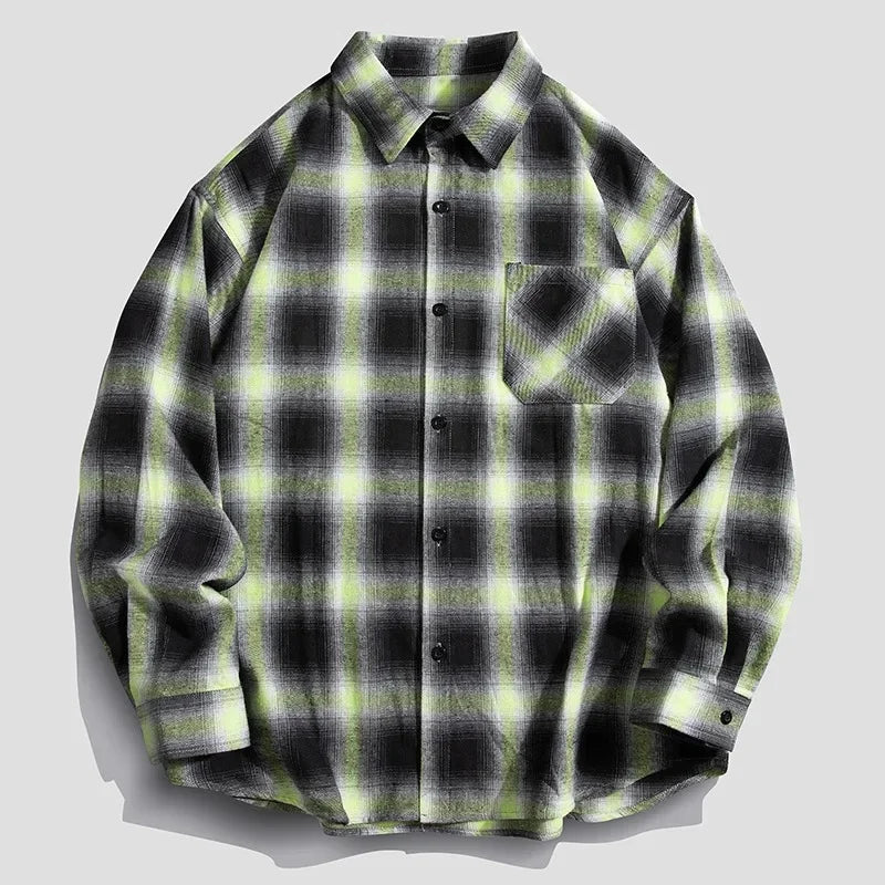 Plaid Front Pocket Shirt