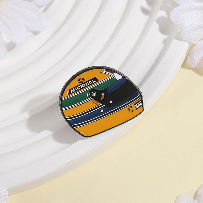 Racing Driver Enamel Pin
