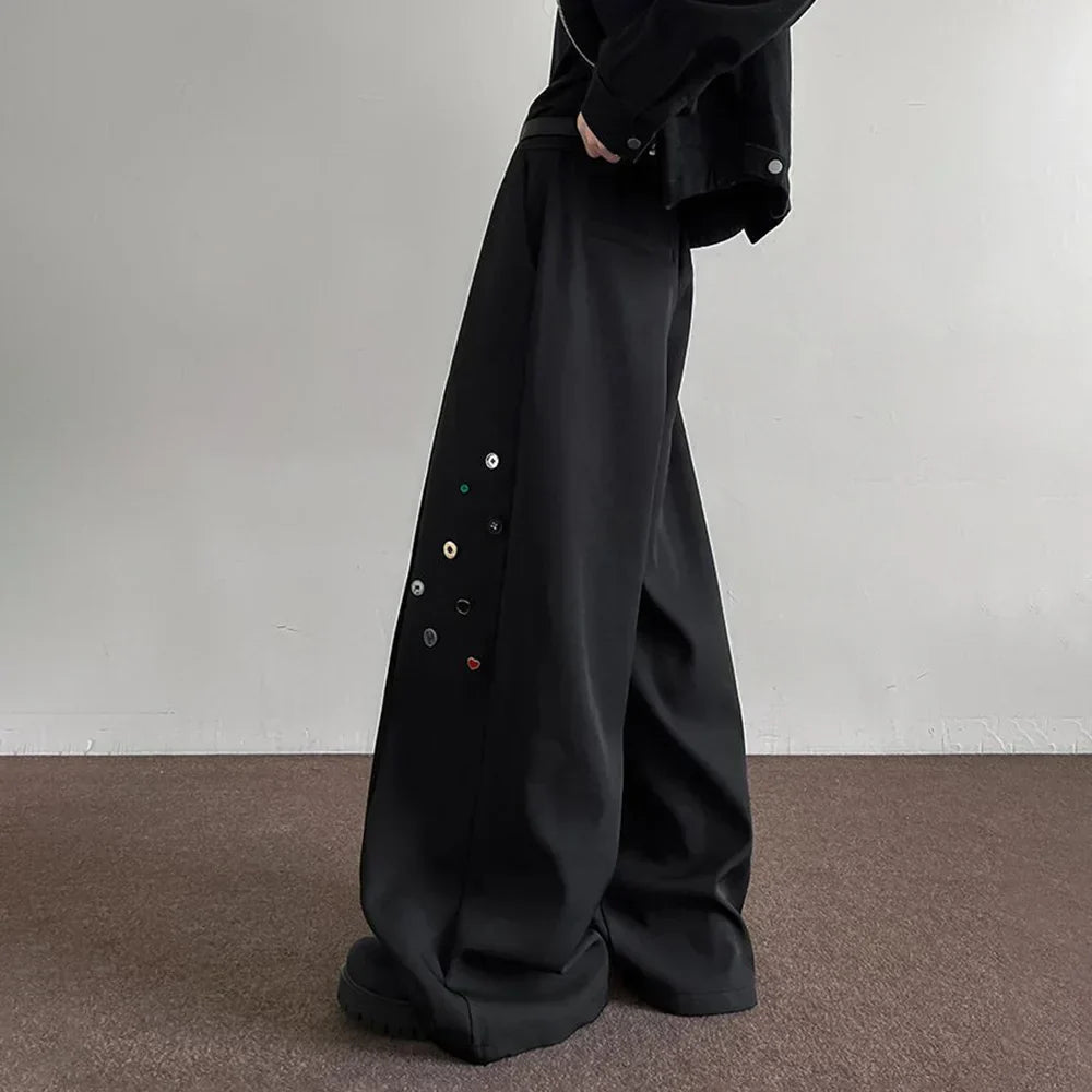 Grunge Wide-leg Soft Boy Pants