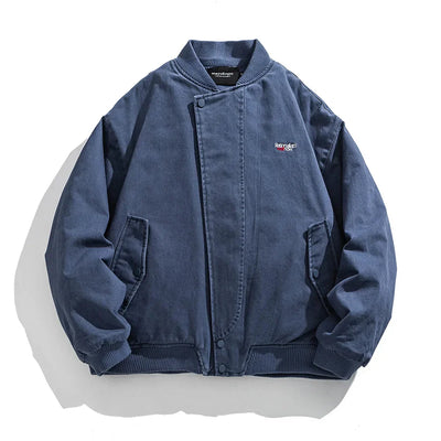 Solid Color Japanese Denim Jacket