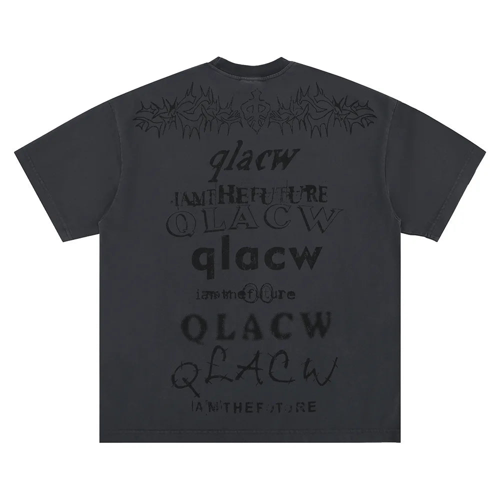 Stylish Printed Graphic Black T-Shirt
