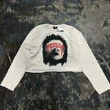 Y2K Graphic Print Graphitti Sweatshirt