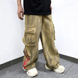 Tie Dye American Style Cargo Pants
