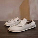 Leather Casual Pumps Spring Shoes