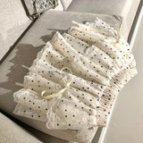 Kawaii Japanese Lace Bow Mini Skirt