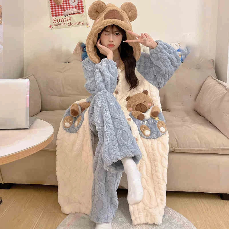 Crescent Moon Hooded Pyjamas
