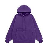 Premium Samt-Fleece-Kapuzenpullover