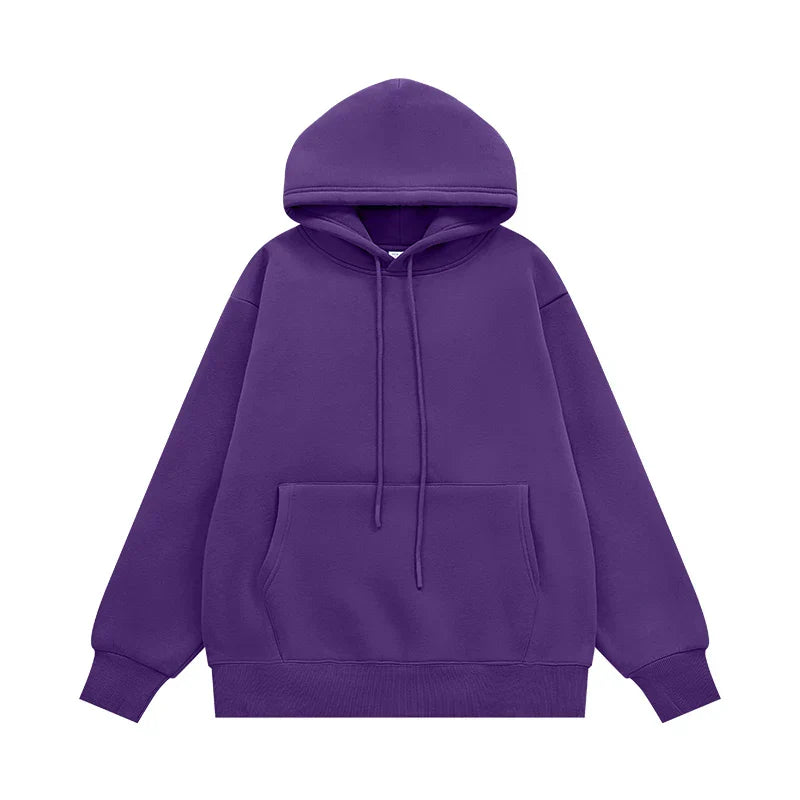 Premium Samt-Fleece-Kapuzenpullover