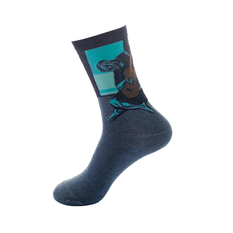 Classic Famous Art Cotton Socks