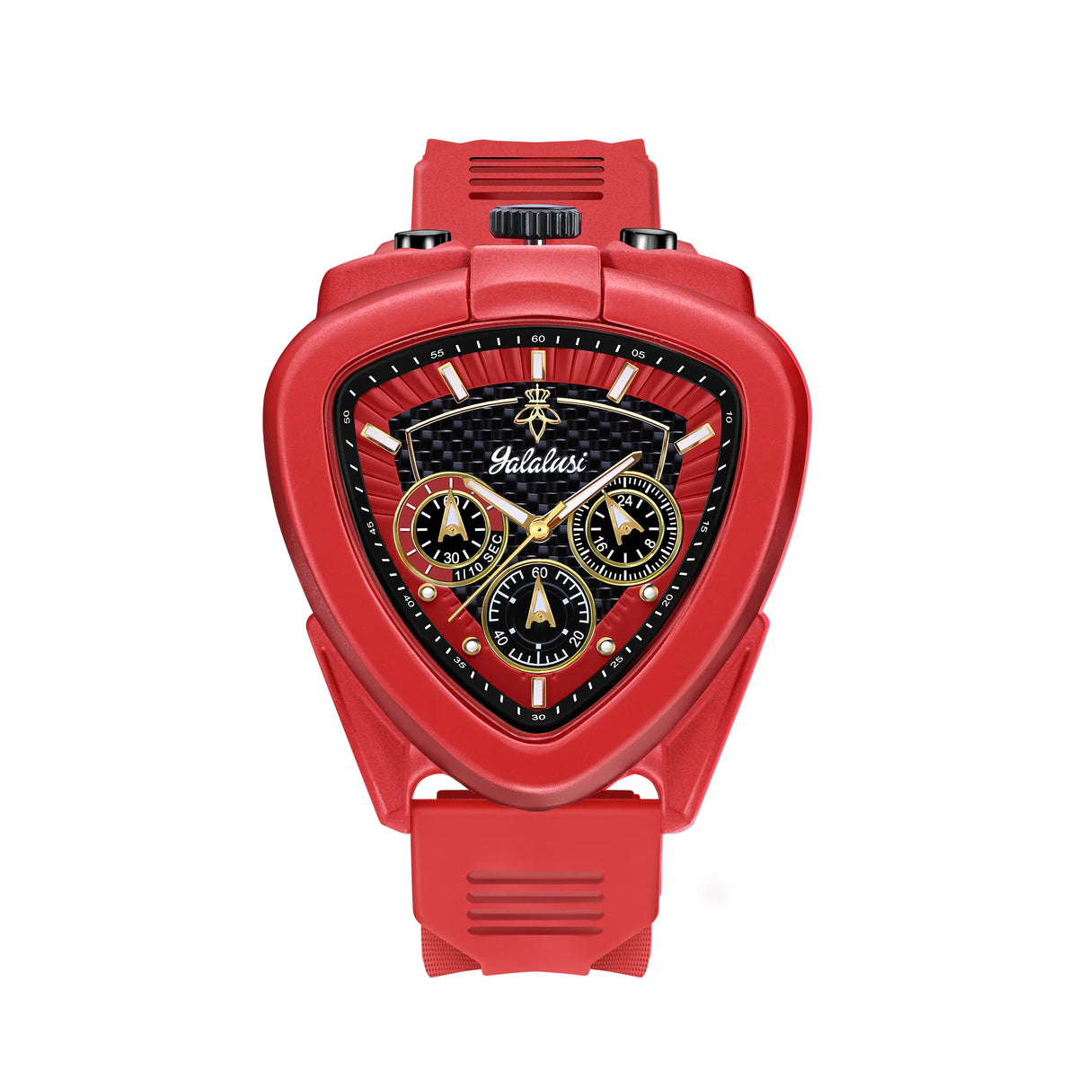 Sporty Triangular Dial Watch