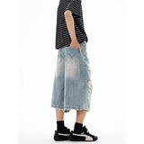 Vintage Blue Denim Jorts