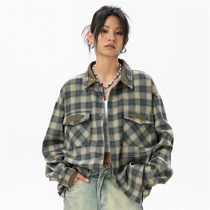 Plaid Print Women's Shirt