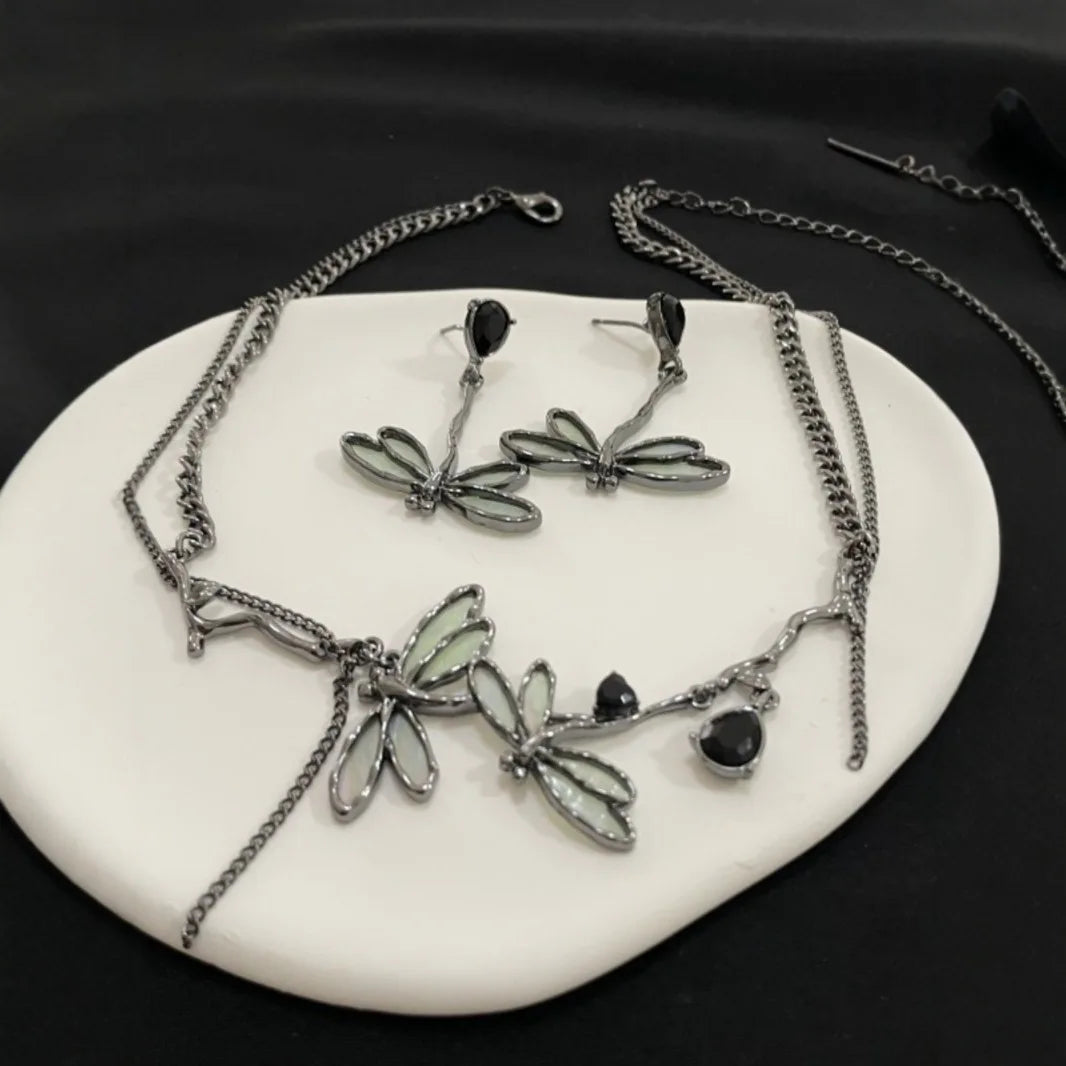 Fairy Core Dragonfly Necklace