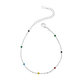 Vibrant Rainbow Dopamine Bean Necklace