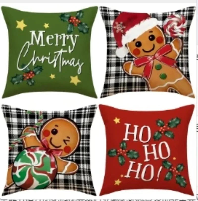 Vintage Christmas Pillow Covers