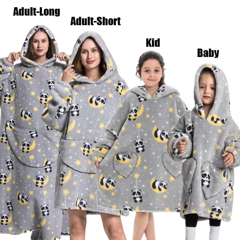Oversized Blanket Family Matching Hoodie