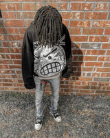 Angry Cartoon Graphic Hoodie