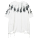 Distressed Crew Neck T-Shirt