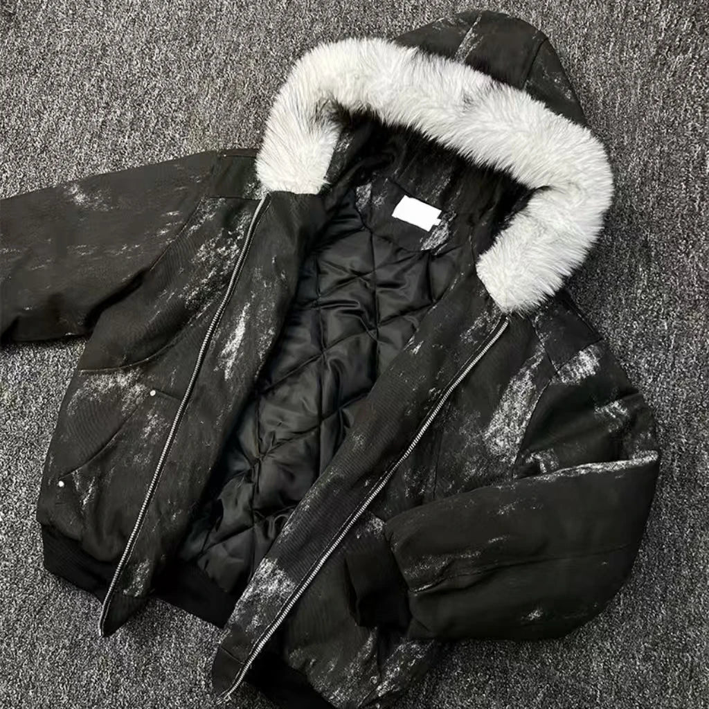 Faux Furr Thickened Zip Up Hoodie