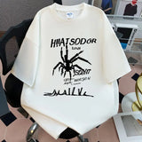 Spider Printed Summer Trendy Couple T-Shirt