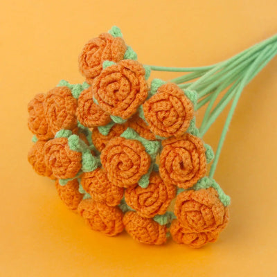 Flores de ganchillo tulipanes vintage hechas a mano