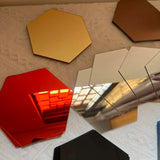 Hexagon 3D Mirror Wall Sticker