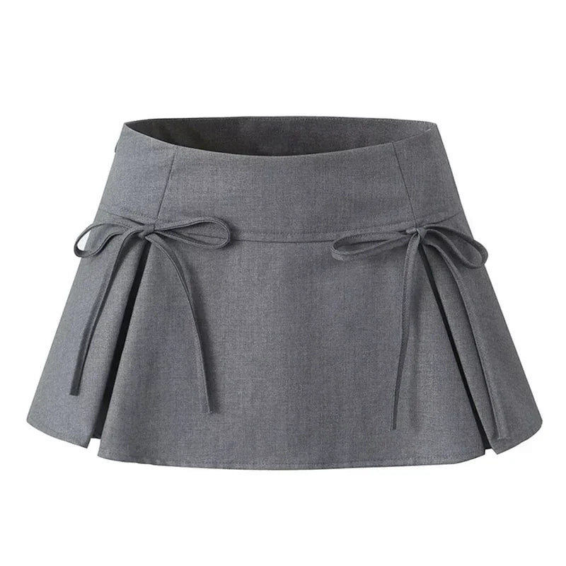 Balletcore Mini Skirt with Bow